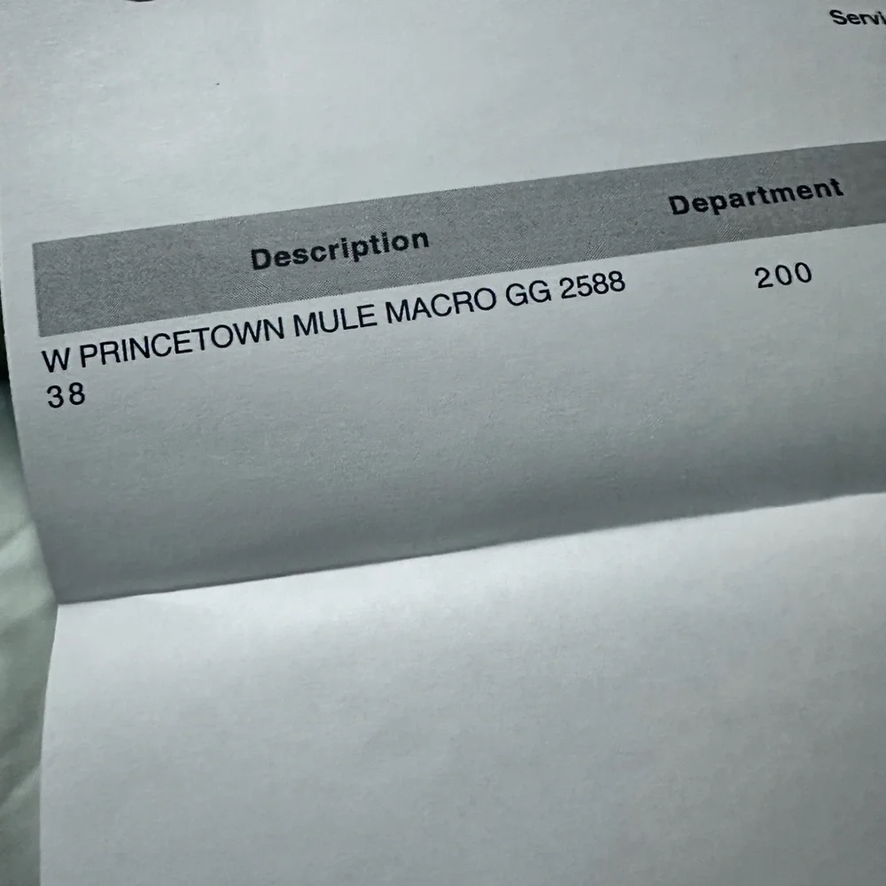 ❤️ NIB Gucci Princetown Mule – Macro GG Canvas, Size 38, With Box & Dust Bags - Picture 5 of 11